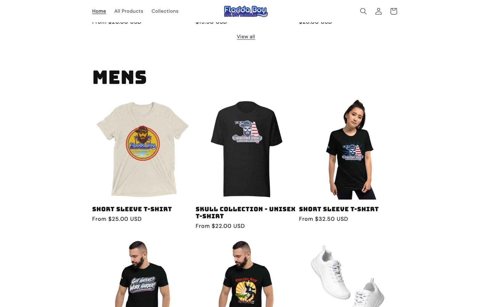 Lifestyle influencer & entrepreneur website, screen 3