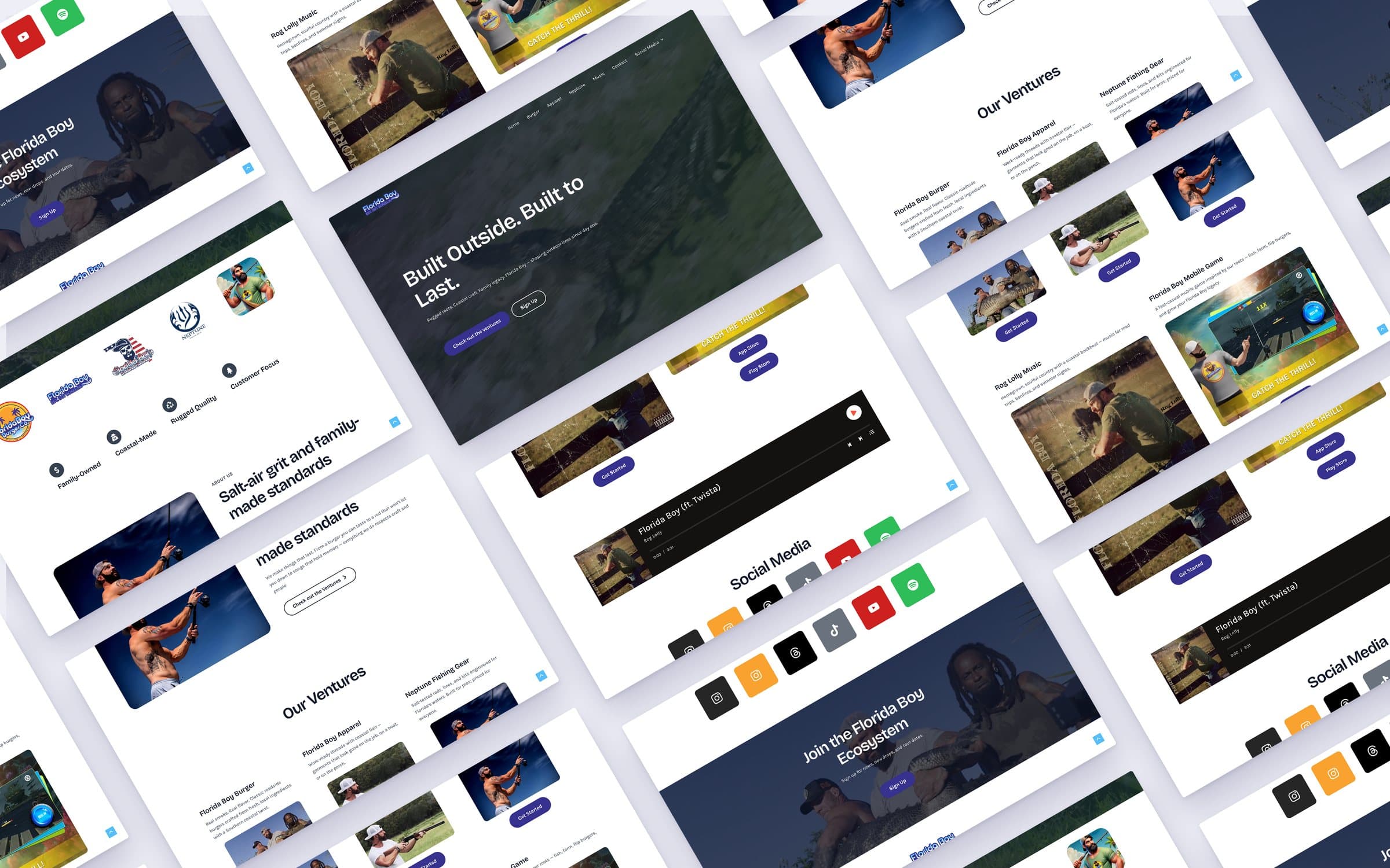 Lifestyle influencer & entrepreneur: Brand site