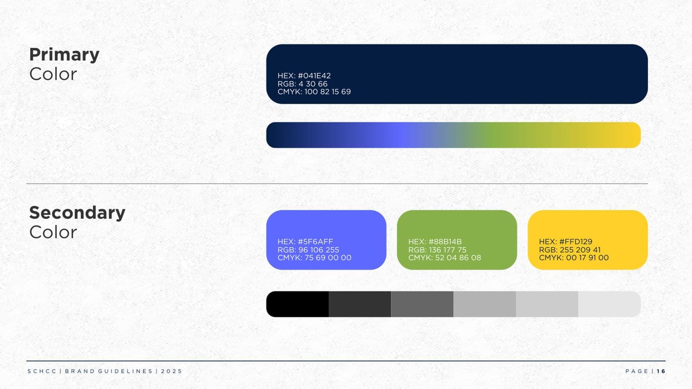 Statewide chamber of commerce brand guidelines, page 4