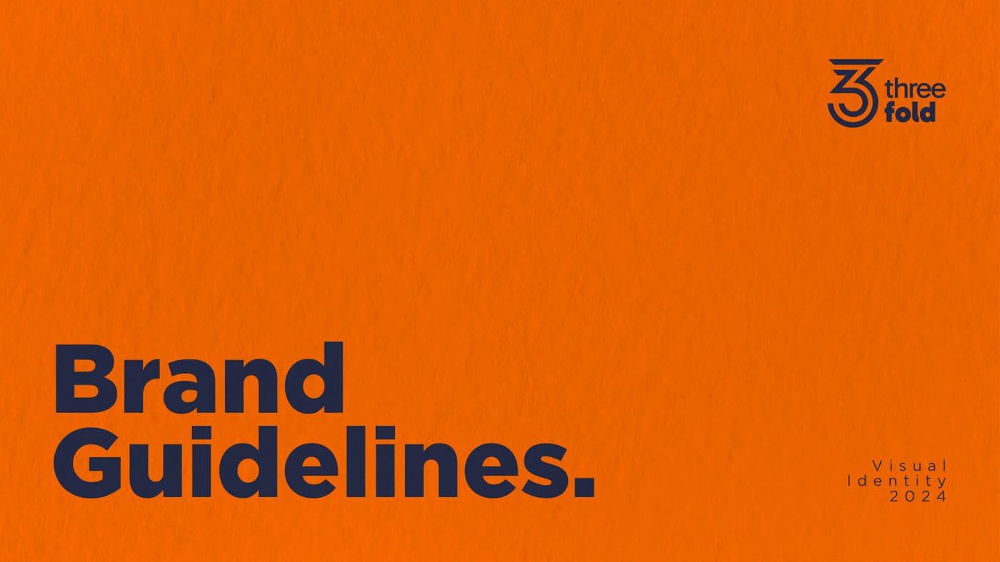 Agency brand guidelines, page 1