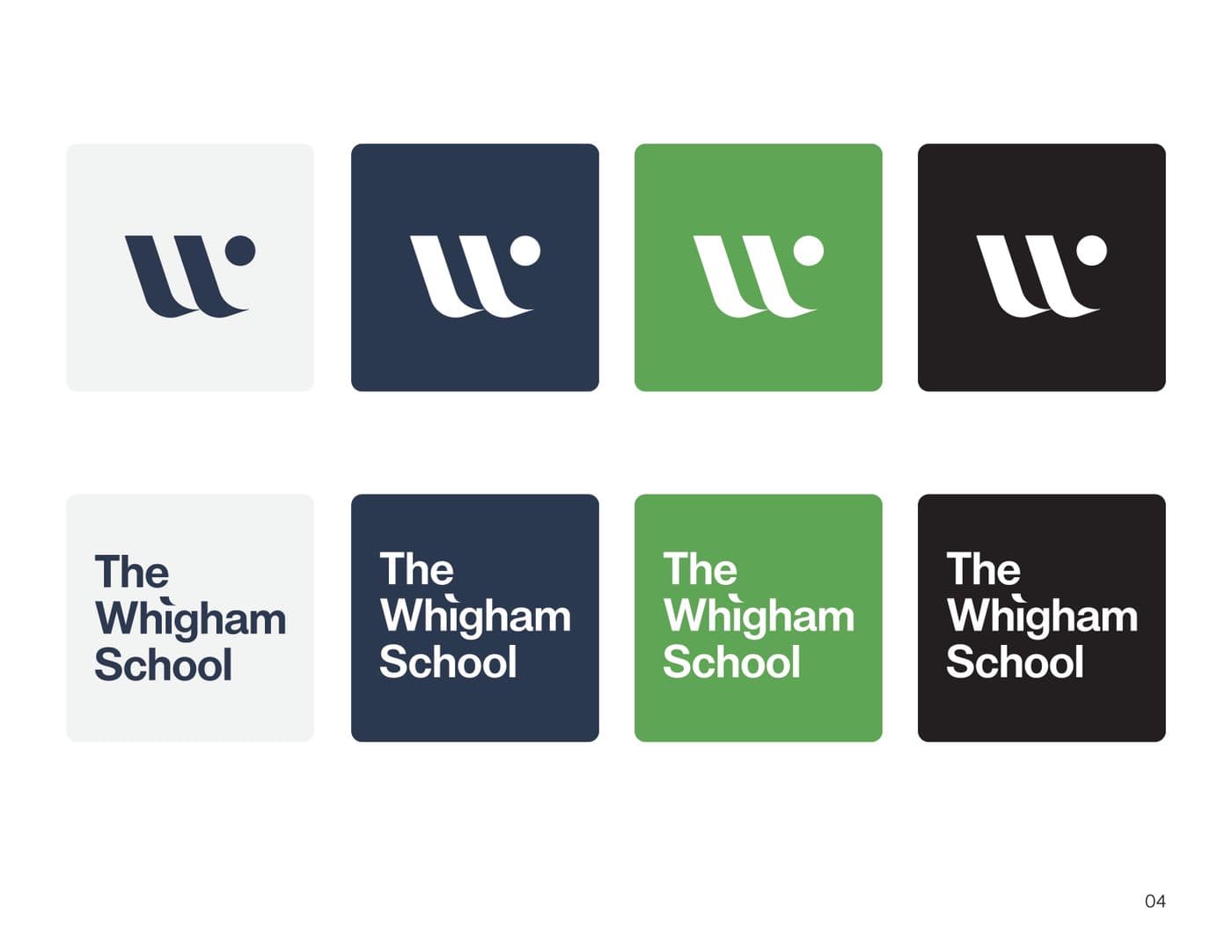 Private school brand guidelines, page 2